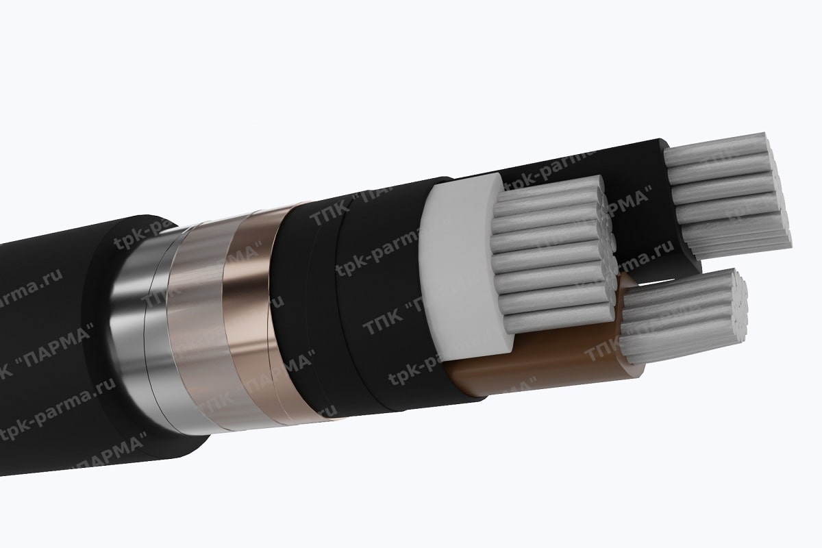 Фотография провода Кабель АПвБбШв 3х95 - 6кВ