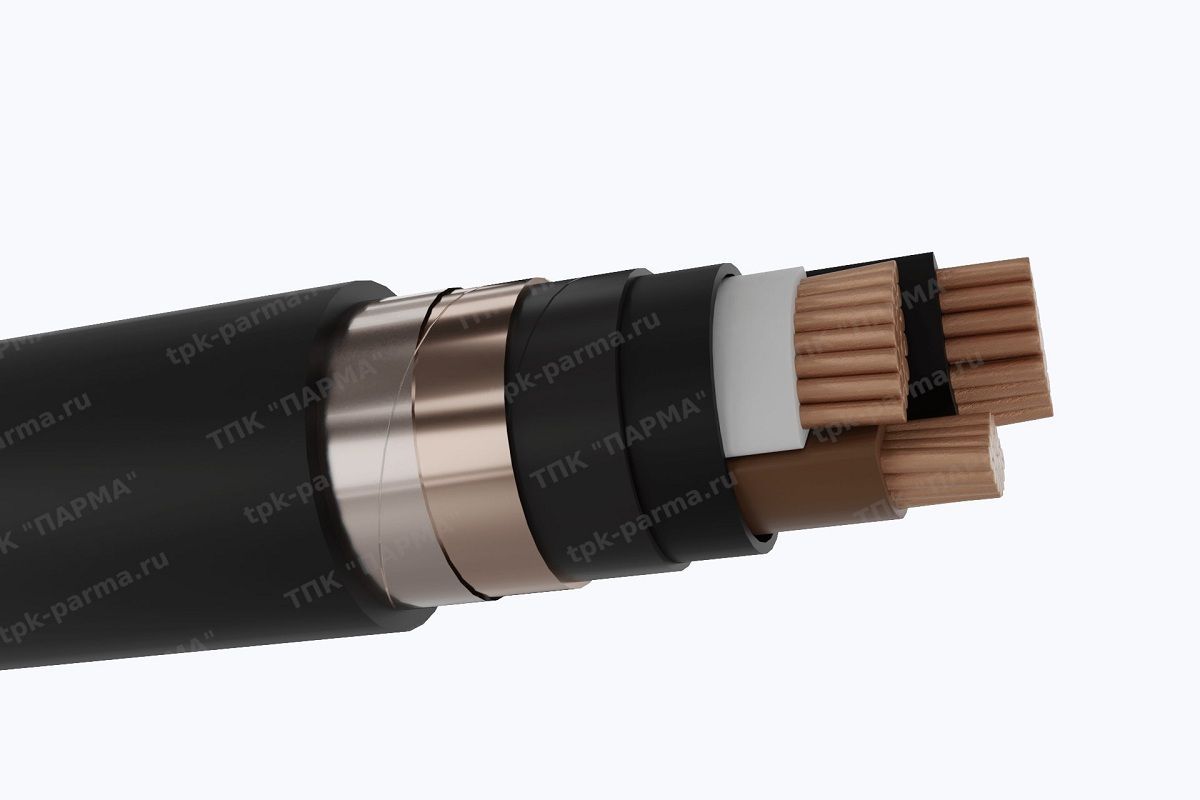 Фотография провода Кабель ВВГнг(A) 3х120/16 - 6кВ