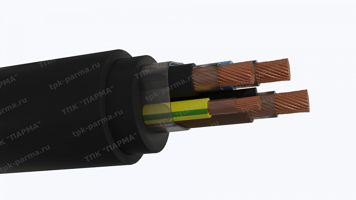 Фотография провода Кабель КПГС 3х6,0+1х4,0+2х4,0